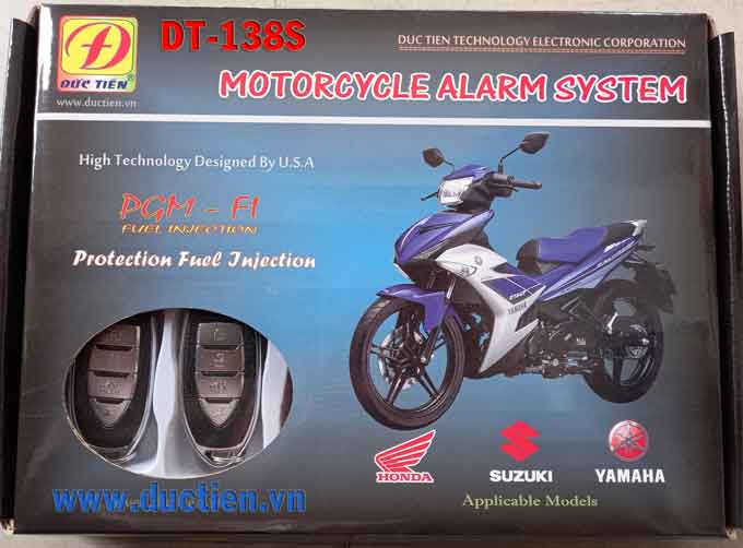 chong trom xe may Khoa Remote DT 138S b